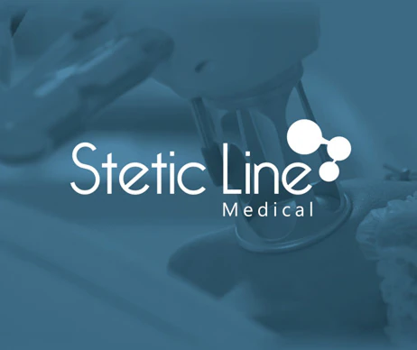 Capa da Stetic Line Medical no Portfólio de Trabalhos Publicitários da Agência de Marketing Galaxxia  .
